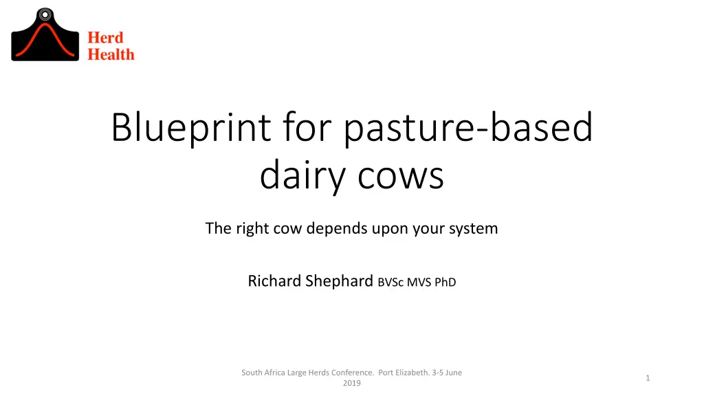 blueprint for pasture based dairy cows n.w