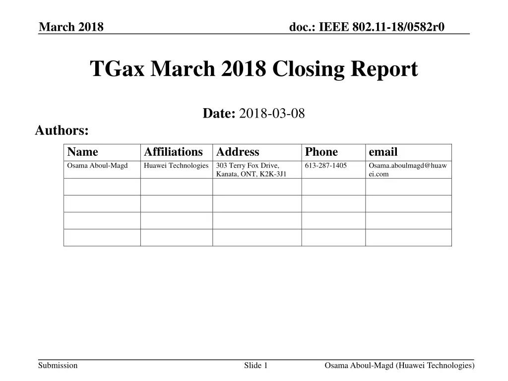 march 2018 n.w