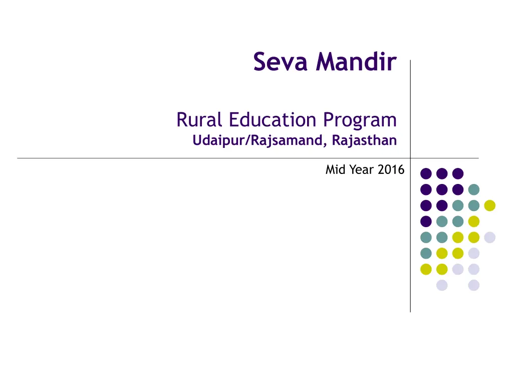 seva mandir n.w