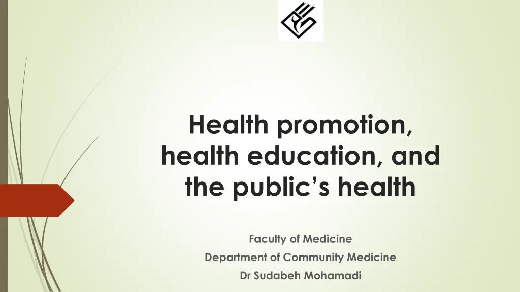health promotion health education and the public n.w