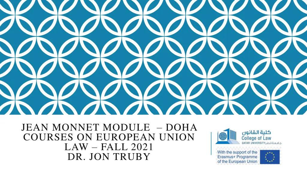 jean monnet module doha courses on european union n.w