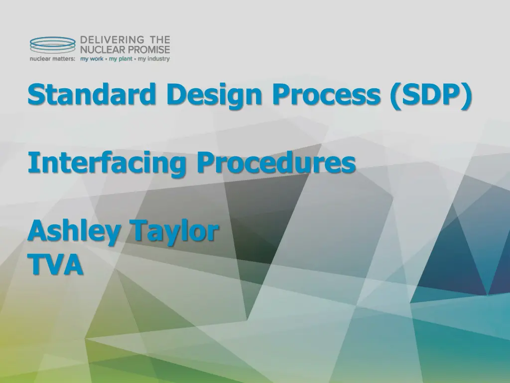 standard design process sdp n.w