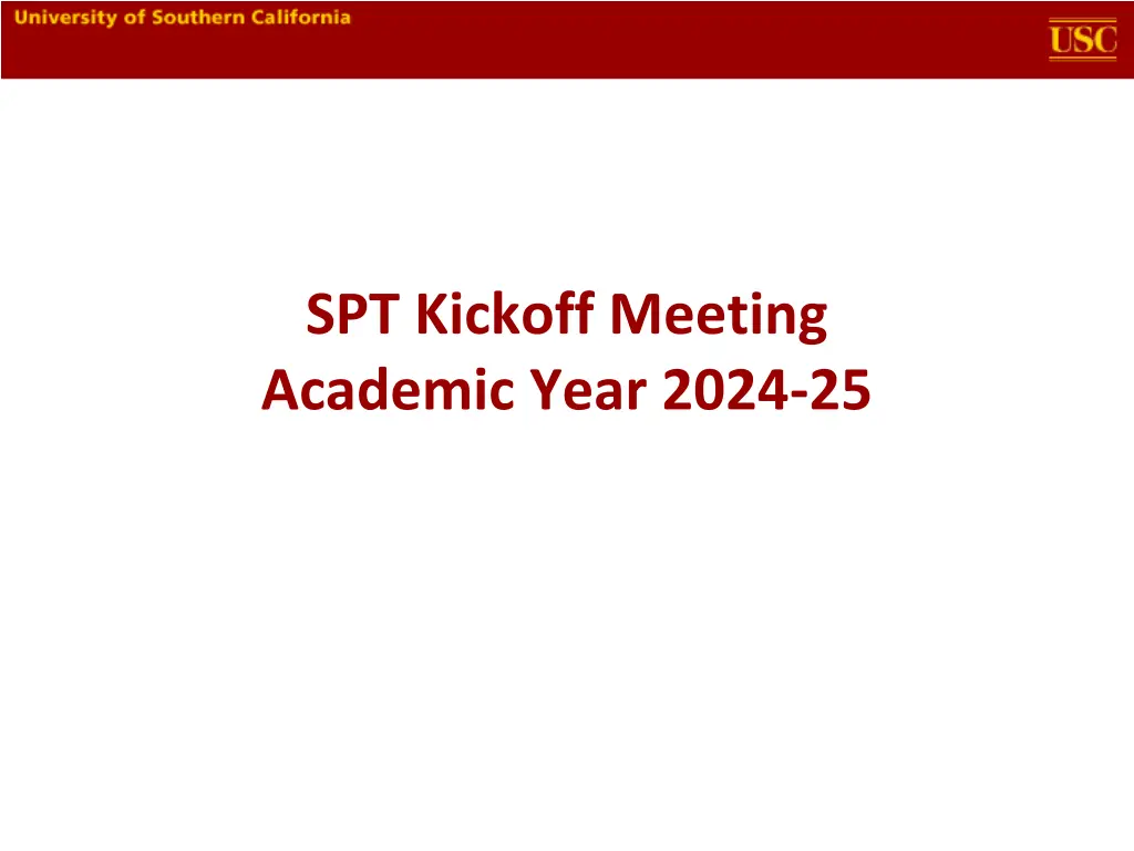 spt kickoff meeting academic year 2024 25 n.w