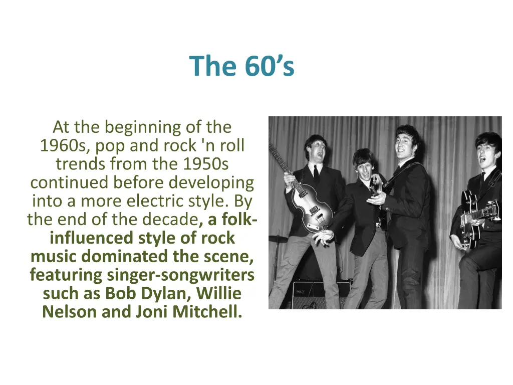 the 60 s n.w