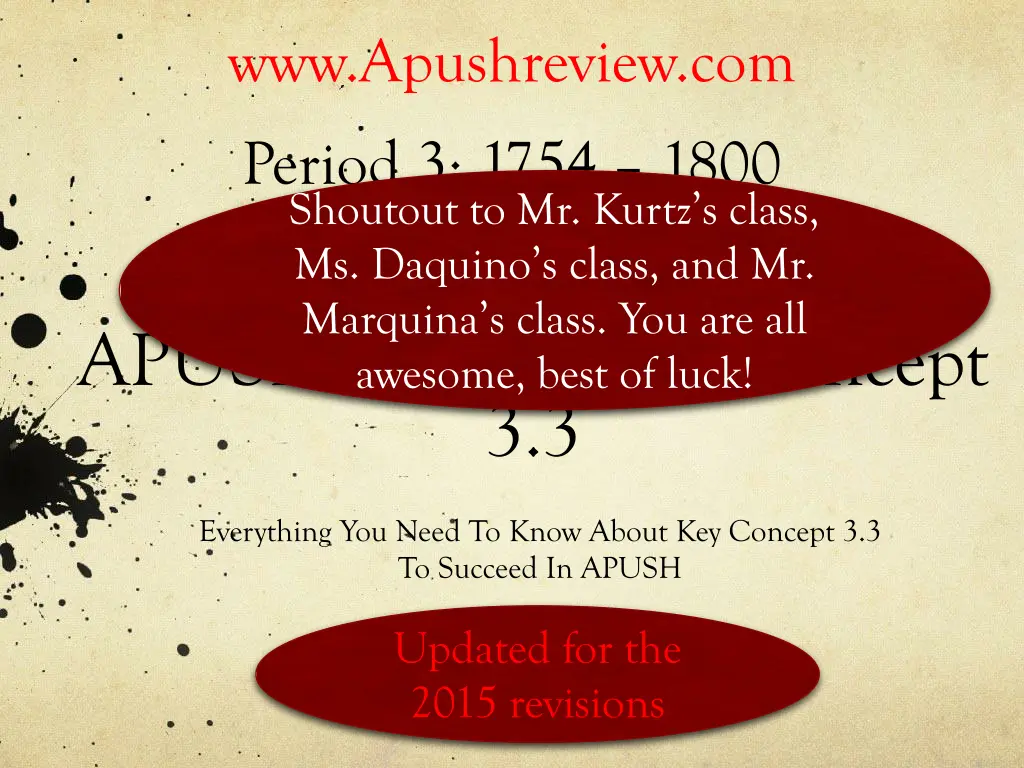 www apushreview com n.w