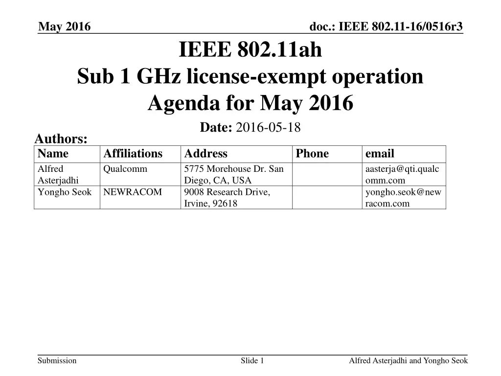 may 2016 n.w