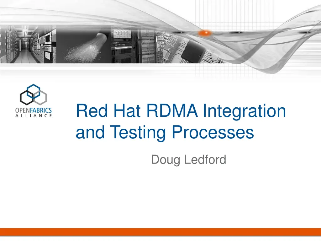 red hat rdma integration and testing processes n.w