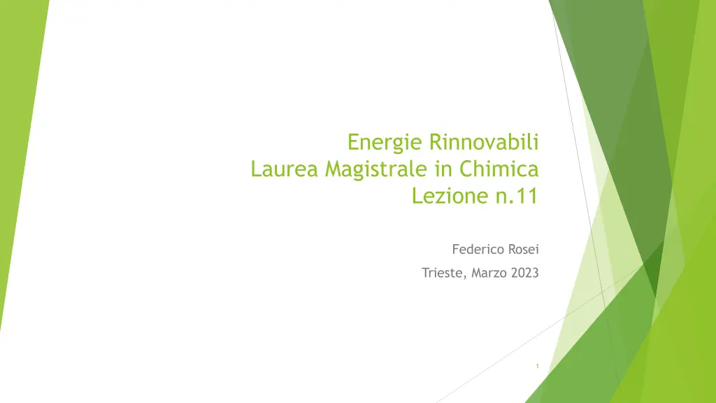 energie rinnovabili n.w