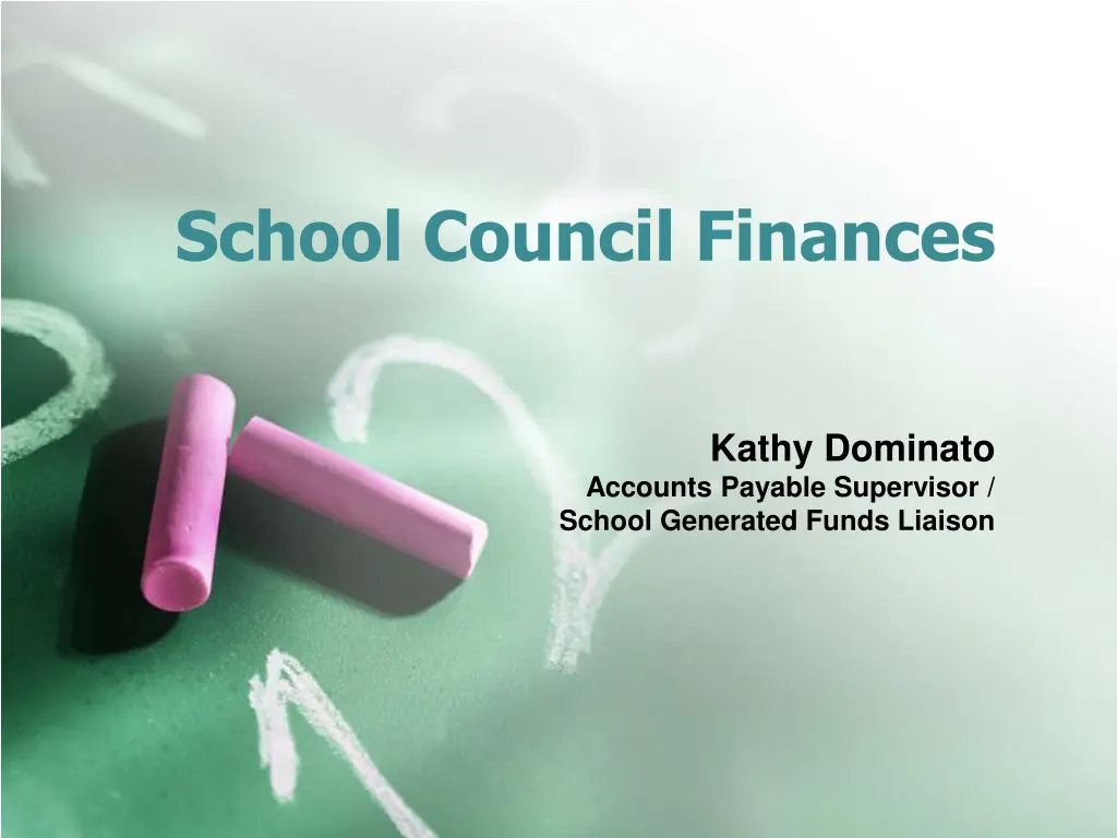 school council finances n.w