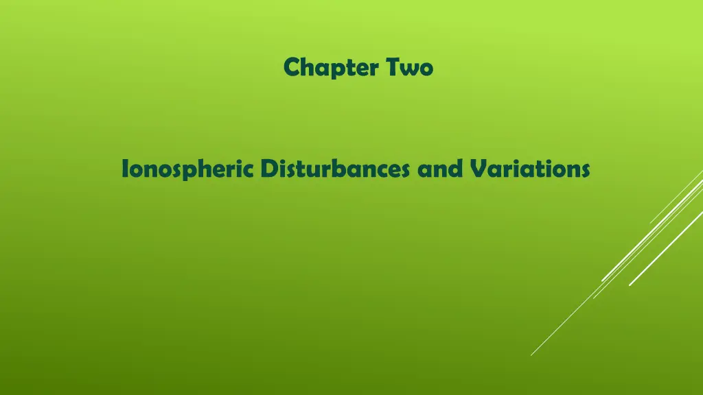 chapter two n.w