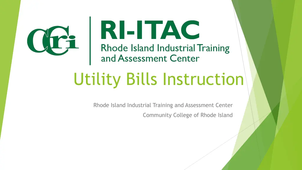utility bills instruction n.w