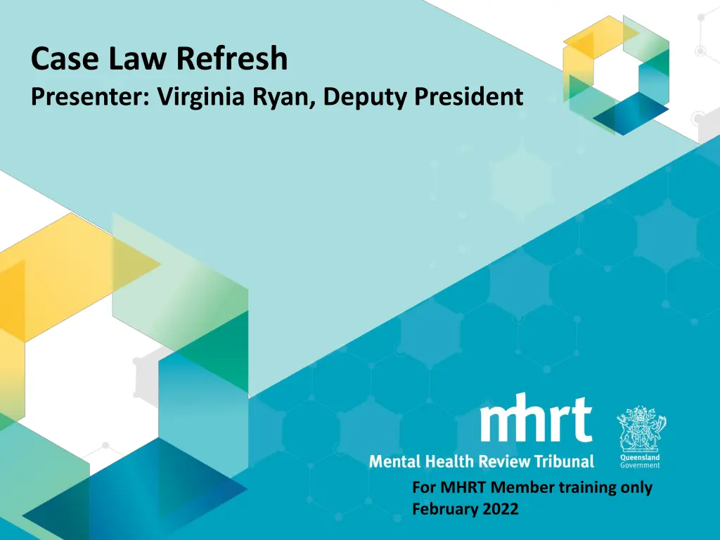 case law refresh presenter virginia ryan deputy n.w