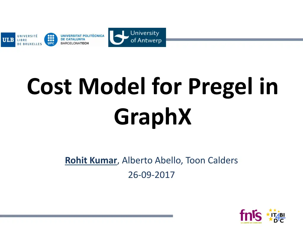 cost model for pregel in graphx n.w