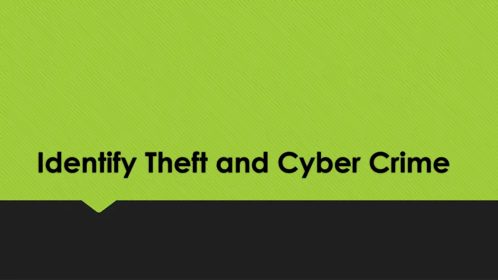 identify theft and cyber crime n.w