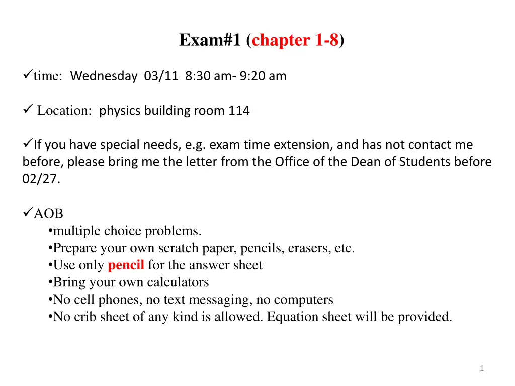 exam 1 chapter 1 8 n.w