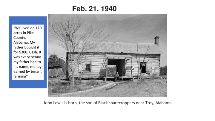 Journey of John Lewis: From Birth to Civil Rights Activism
