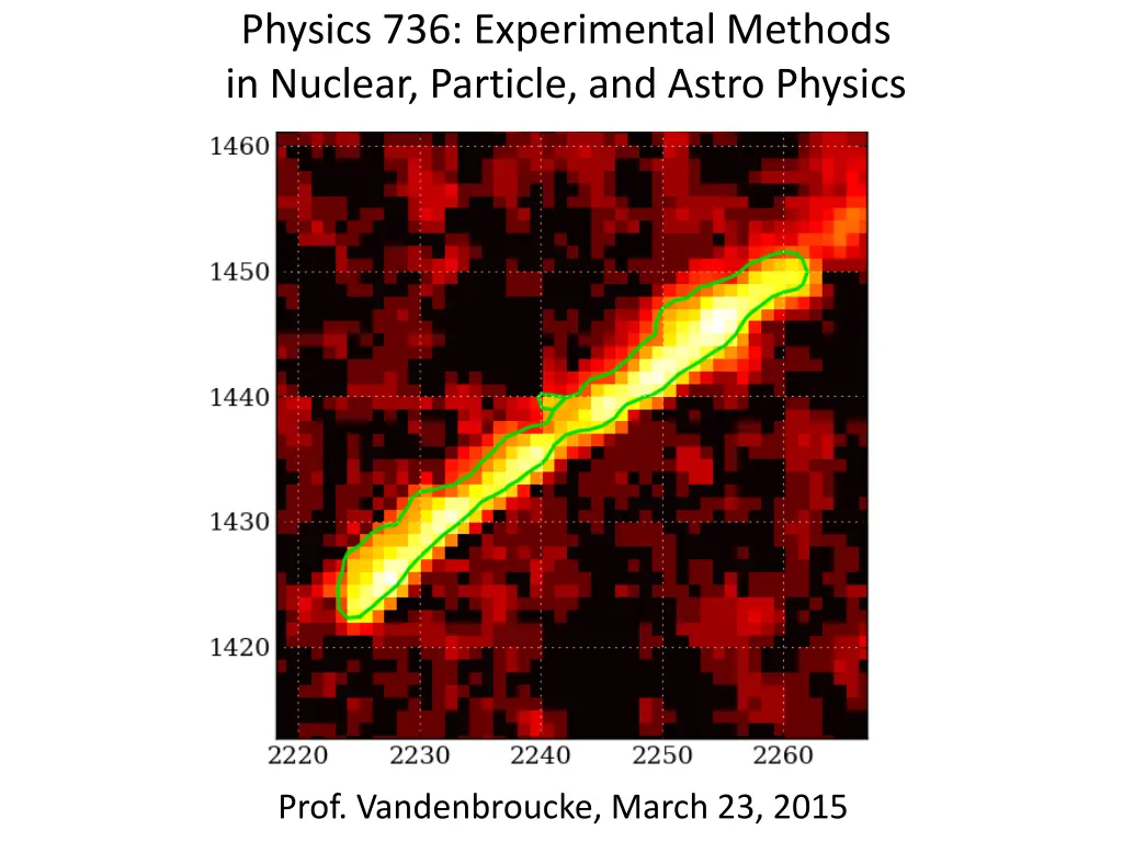 physics 736 experimental methods in nuclear n.w