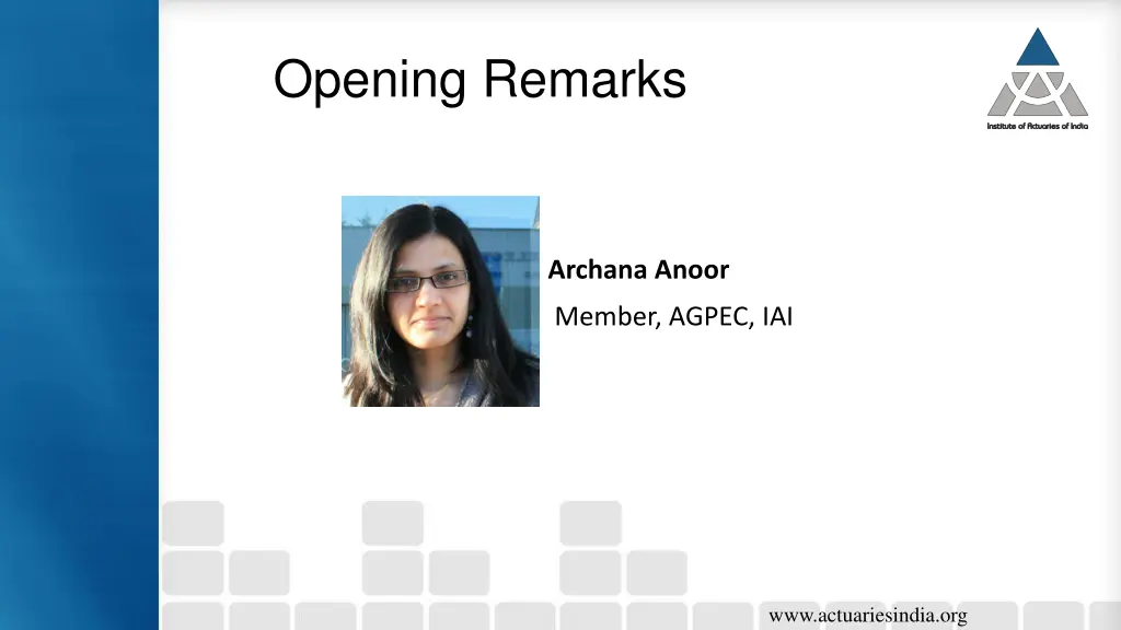 opening remarks n.w
