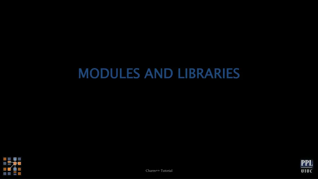 modules and libraries n.w