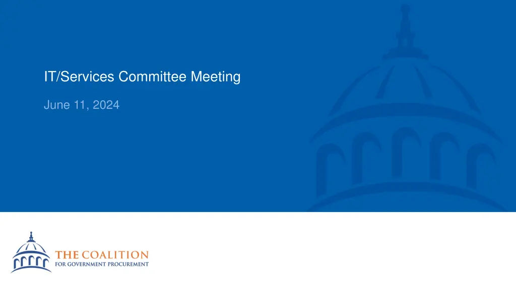 it services committee meeting n.w