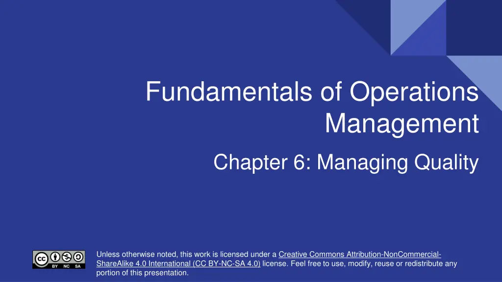 fundamentals of operations n.w