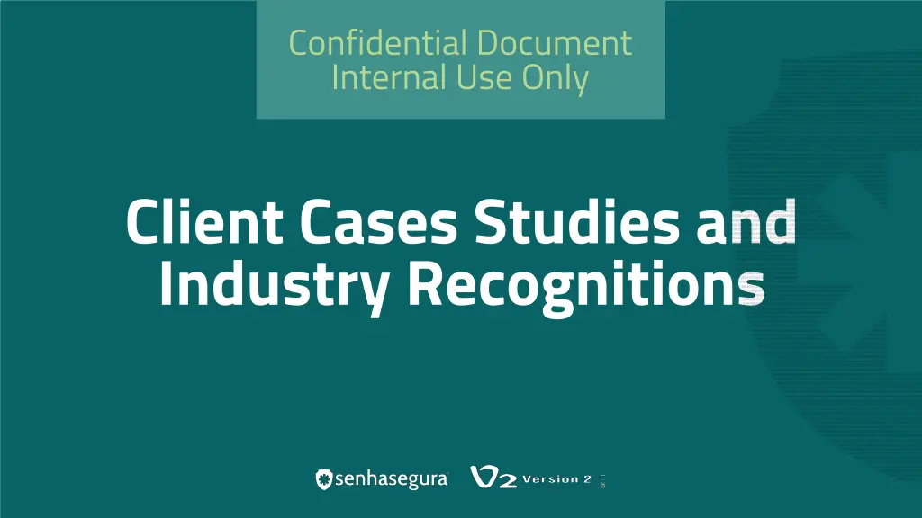 confidential document internal use only n.w