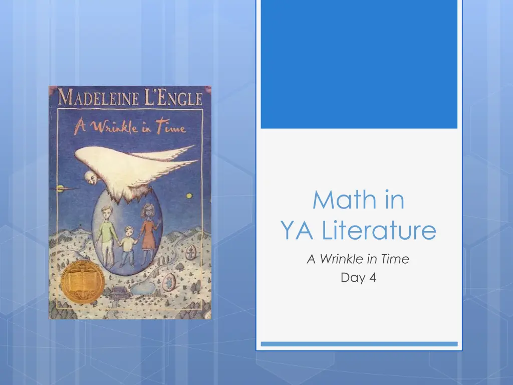 math in ya literature a wrinkle in time day 4 n.w