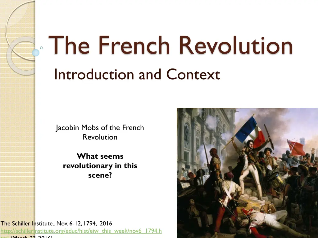 the french revolution introduction and context n.w