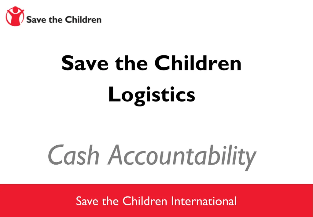 save the children logistics n.w