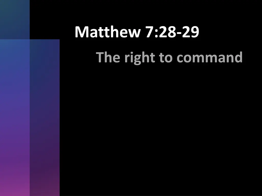 matthew 7 28 29 n.w