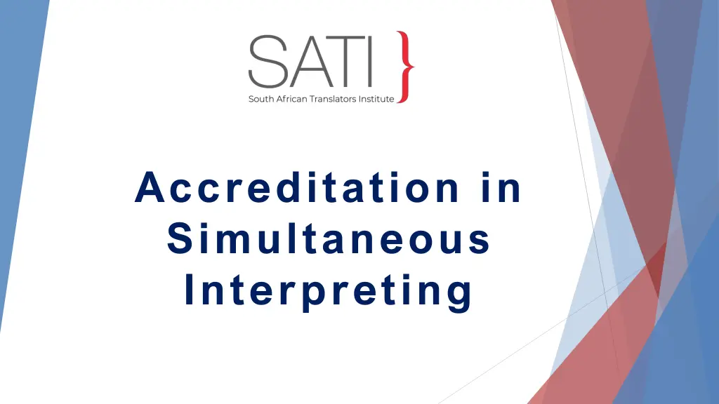 accreditation in simultaneous interpreting n.w
