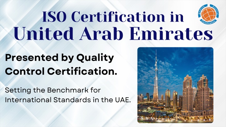 iso certification in united arab emirates n.w