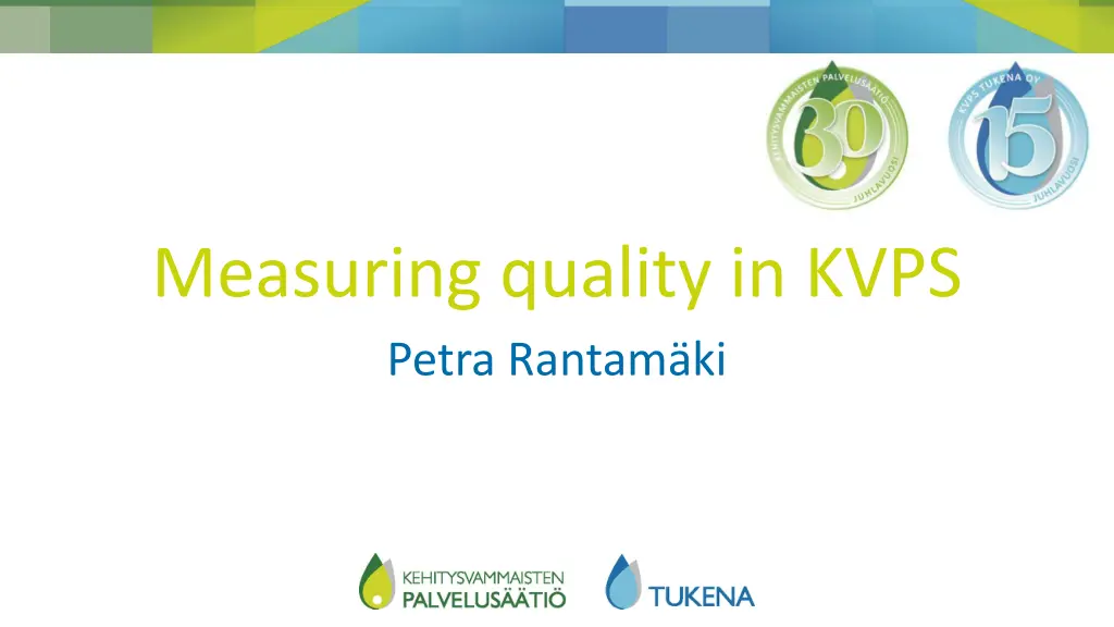 measuring quality in kvps petra rantam ki n.w
