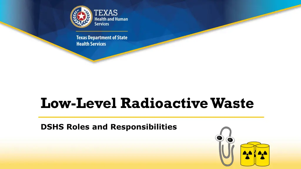 low level radioactive waste n.w