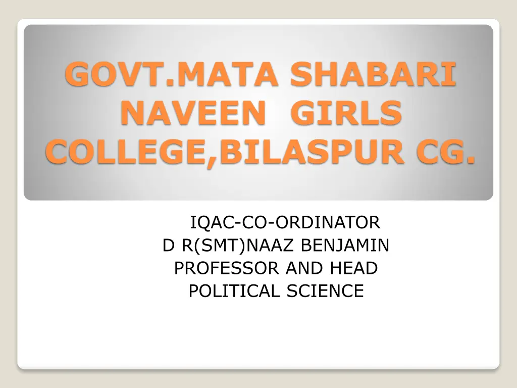 govt mata shabari naveen girls college bilaspur cg n.w