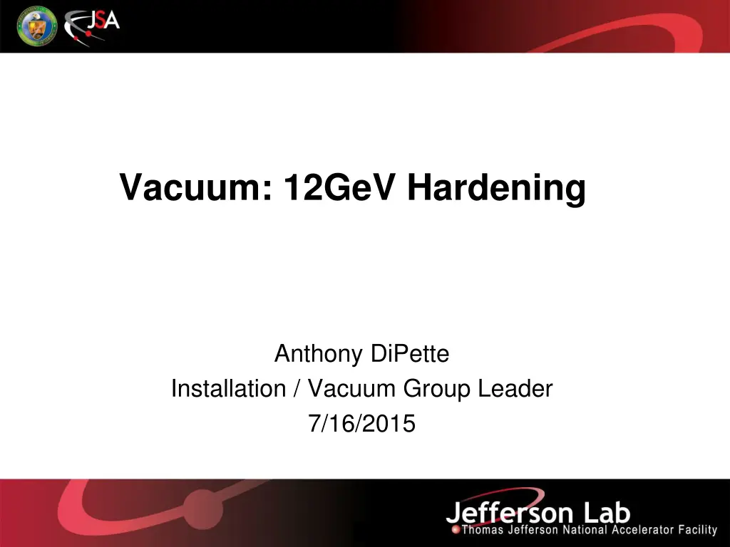 vacuum 12gev hardening n.w