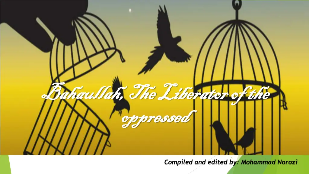 bahaullah the liberator of the bahaullah n.w
