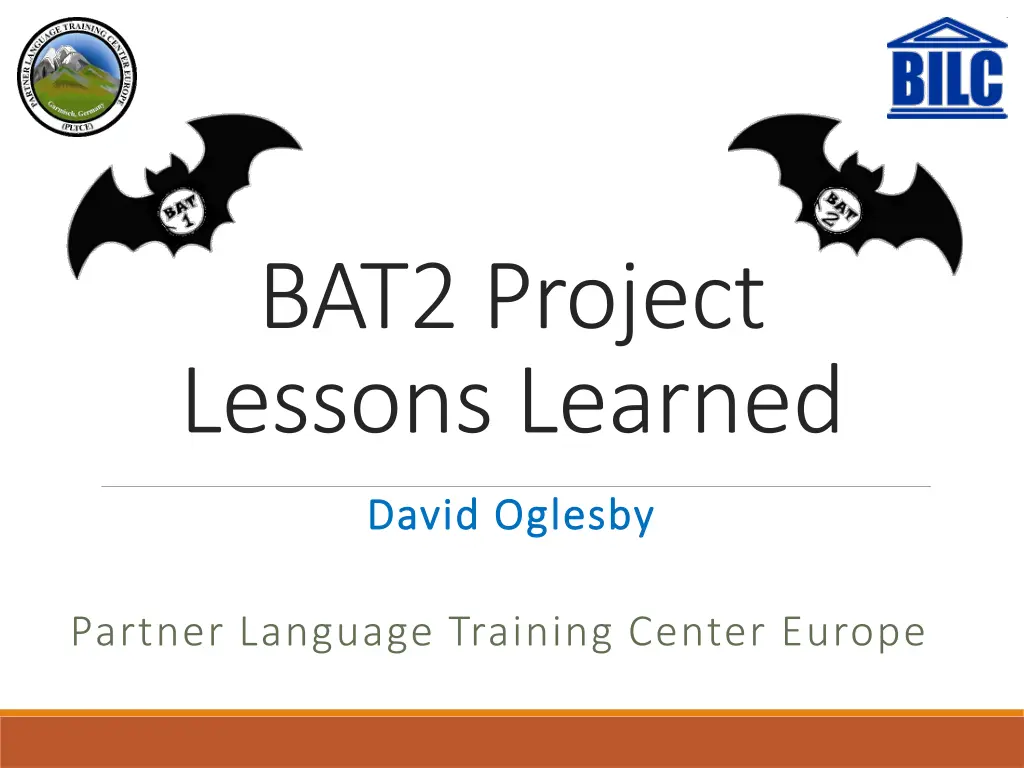bat2 project lessons learned n.w