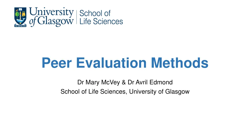 peer evaluation methods n.w