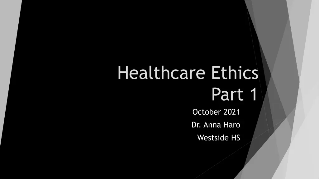 healthcare ethics n.w
