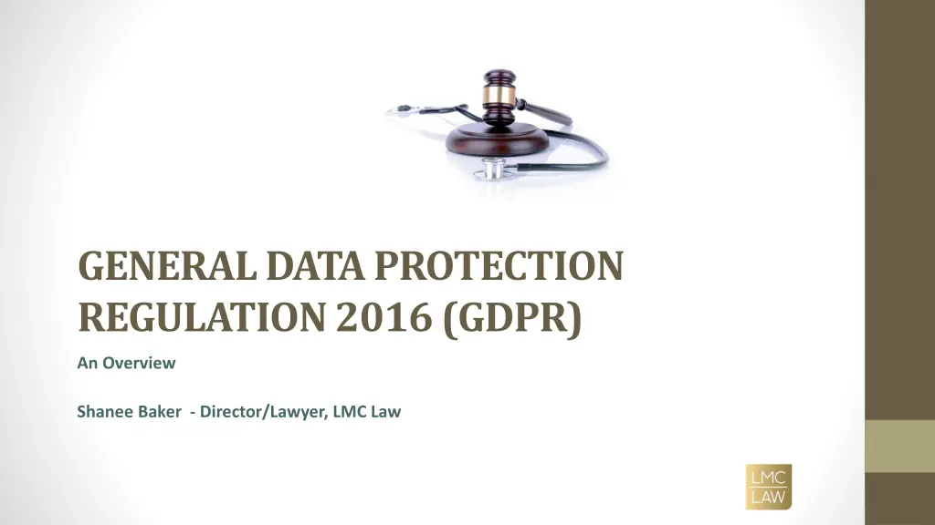 general data protection regulation 2016 gdpr n.w