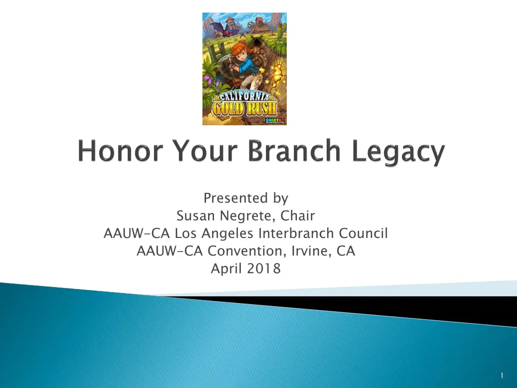 presented by susan negrete chair n.w