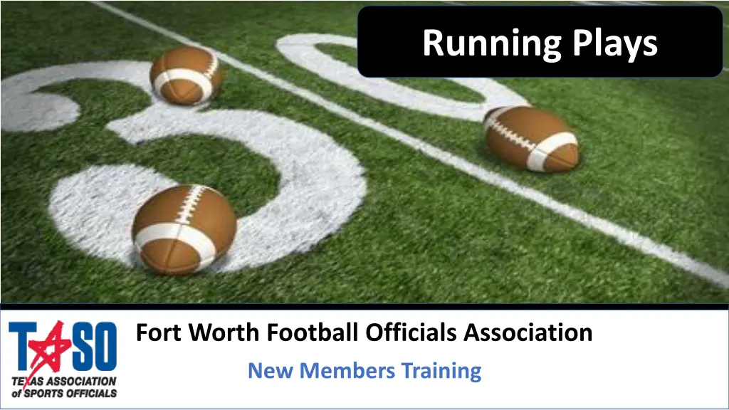 running plays n.w
