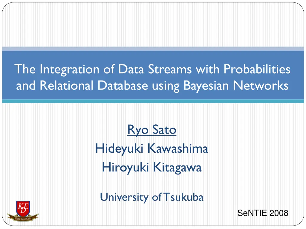 the integration of data streams with n.w