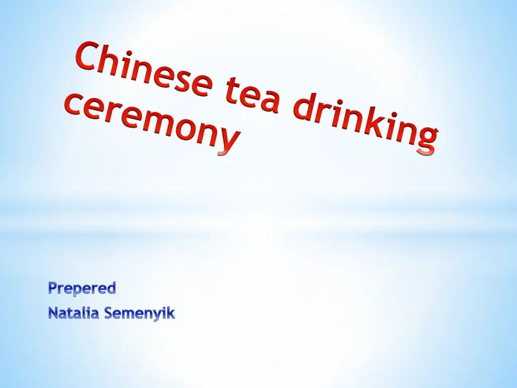 chinese tea drinking n.w