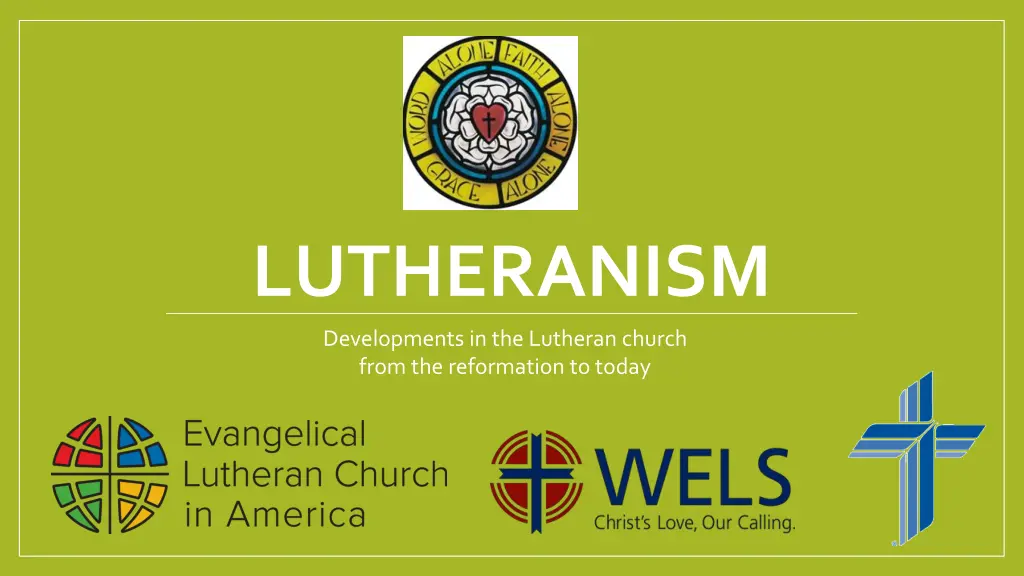 lutheranism n.w