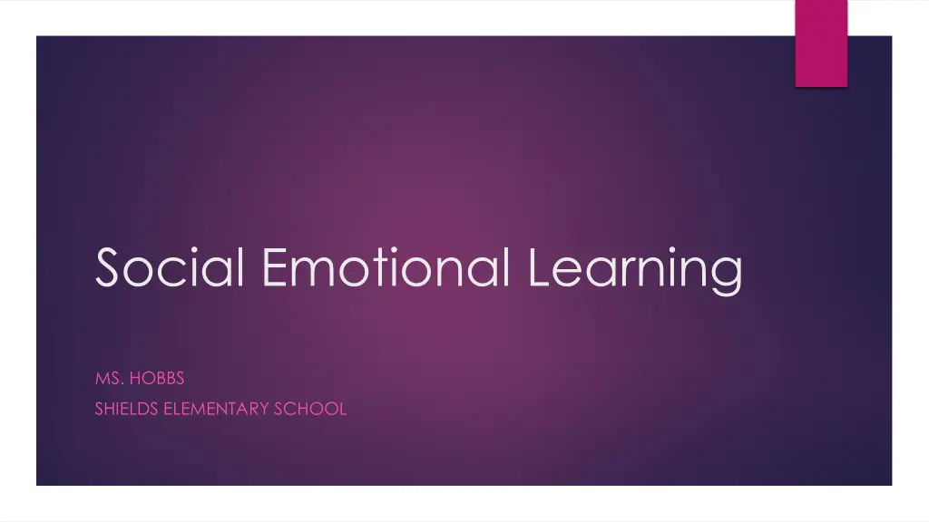 social emotional learning n.w