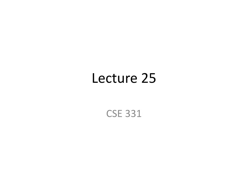 lecture 25 n.w