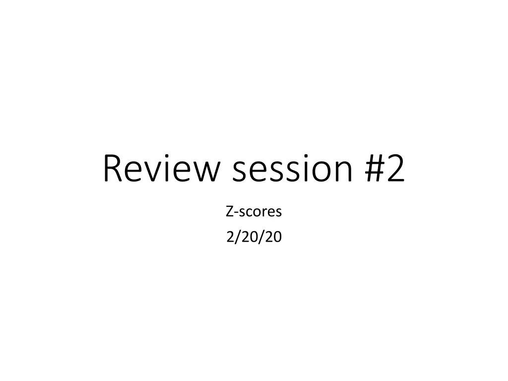 review session 2 n.w