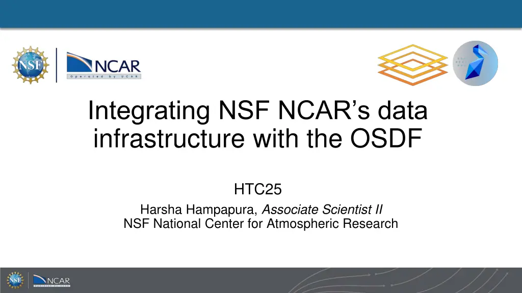 integrating nsf ncar s data infrastructure with n.w